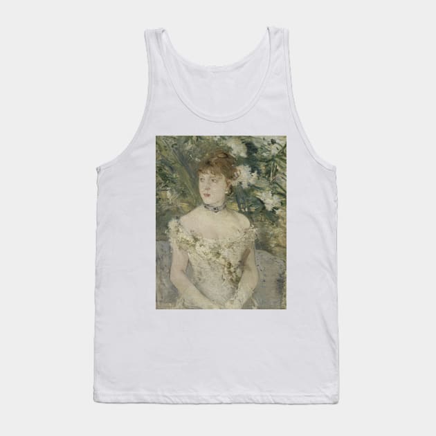 Young Girl in a Ball Gown by Berthe Morisot Tank Top by Classic Art Stall